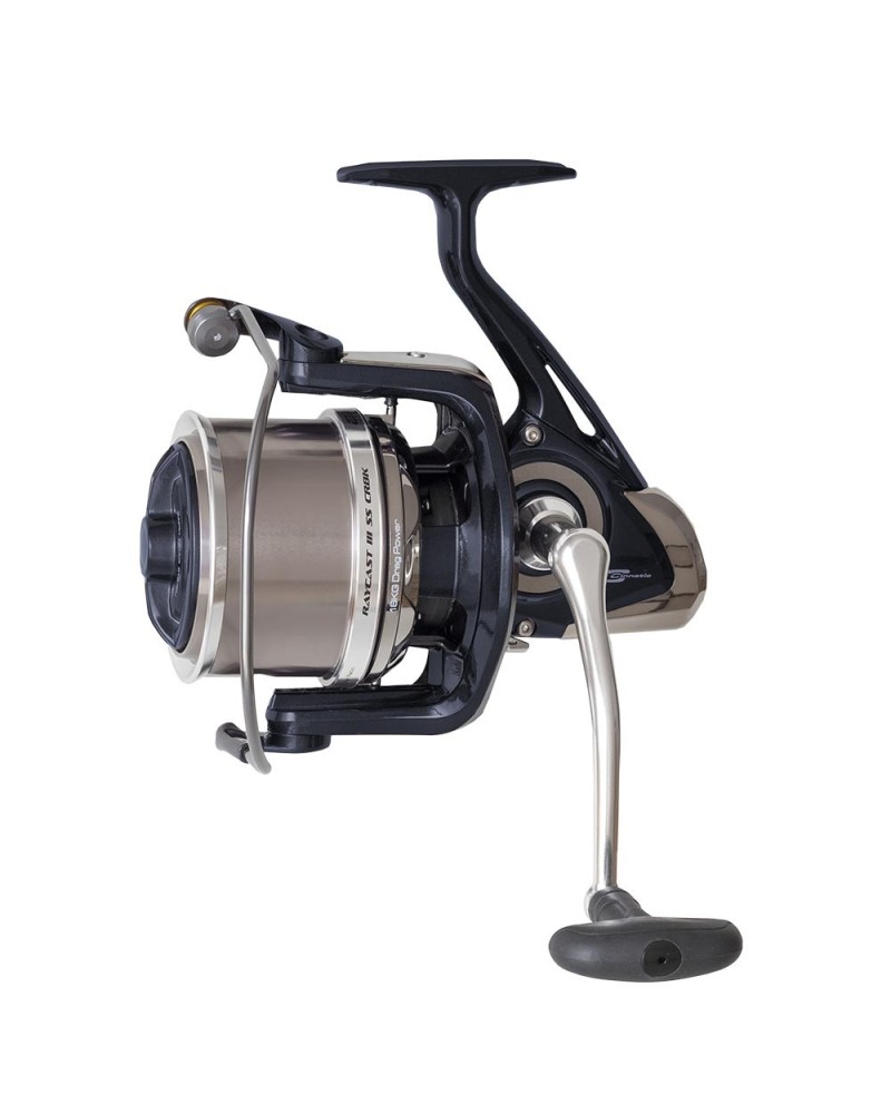 Cinnetic Raycast III CRBK SS | El carrete Cinnetic Raycast III CRBK SS Cuerpo y rotor de aleación CRBK. Bobinas de aluminio d...