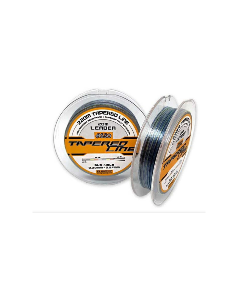 Hilo Conico Asso Tapered Line 220 mtrs Multicolor |