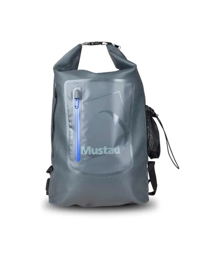 Mochila Estanca Dry Backpack 30L de Mustad | CaracterísticasMustad Roll-Top Color Gris Capacidad 30 L