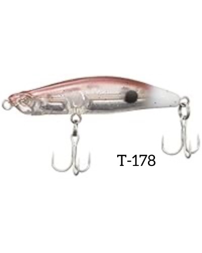 Señuelo Miniature Gig 48 de Palms |   Longitud 4,8cm  Peso 6,5g  Color H-98, MG-10, MG-168, MG-44, MG-61, T-173, T-175, T-178...