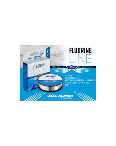 Hilo Fluorine Line 150mtr de Kalikunnan | La línea de pesca monofilamento transparente KALI Fluorine 150 m es una pieza esenc...