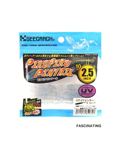 VINILO PIKU PIKU 2.5 DE GEECRAFT | Los señuelos vinilos Pikupiku Pintail de Geecrack parecidos a un gusano que son increíblem...