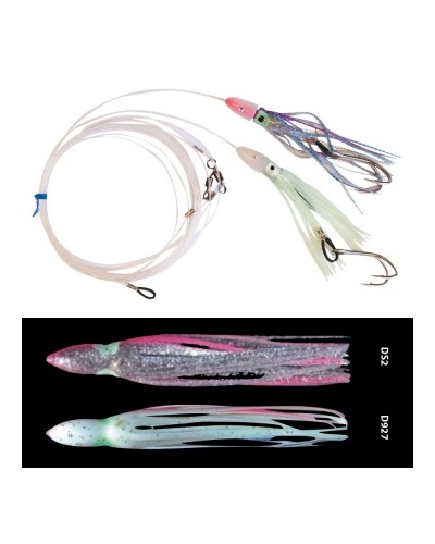 Pulpitos Hart Trolling Rig Octopus Doble |