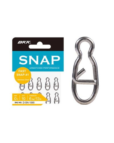 Grapa BKK Fast Snap-41 | Las GRAPAS BKK FAST SANP-41 están fabricadas en acero inoxidable de alta calidad y pulidas químicame...