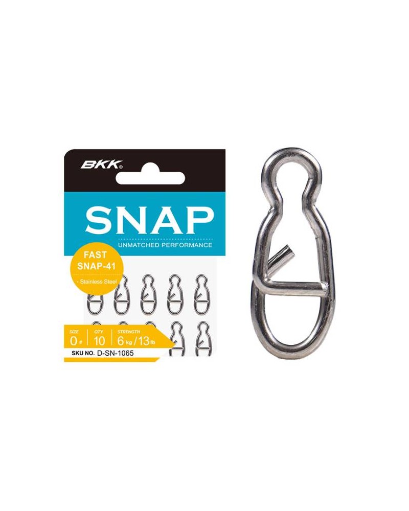 Grapa BKK Fast Snap-41 | Las GRAPAS BKK FAST SANP-41 están fabricadas en acero inoxidable de alta calidad y pulidas químicame...