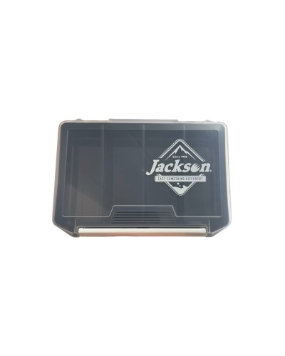Caja Porta Señuelos Jackson | Caja portaseñuelos con 4 separadores, ideal para meter señuelos vinilos y señuelos de rockfisin...
