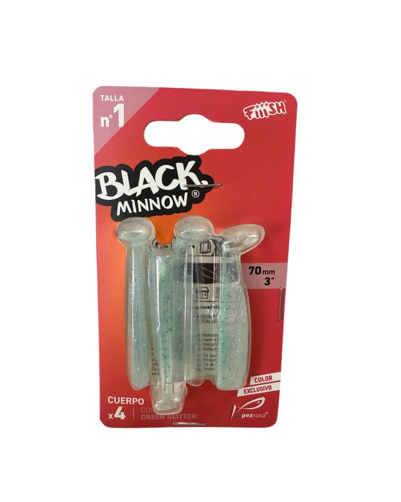 Cuerpos Black Minnow 70 de Fiiish | Los Cuerpos para Black Minnow de FiiiSH son vinilos de gran movilidad, abiertos ventralme...