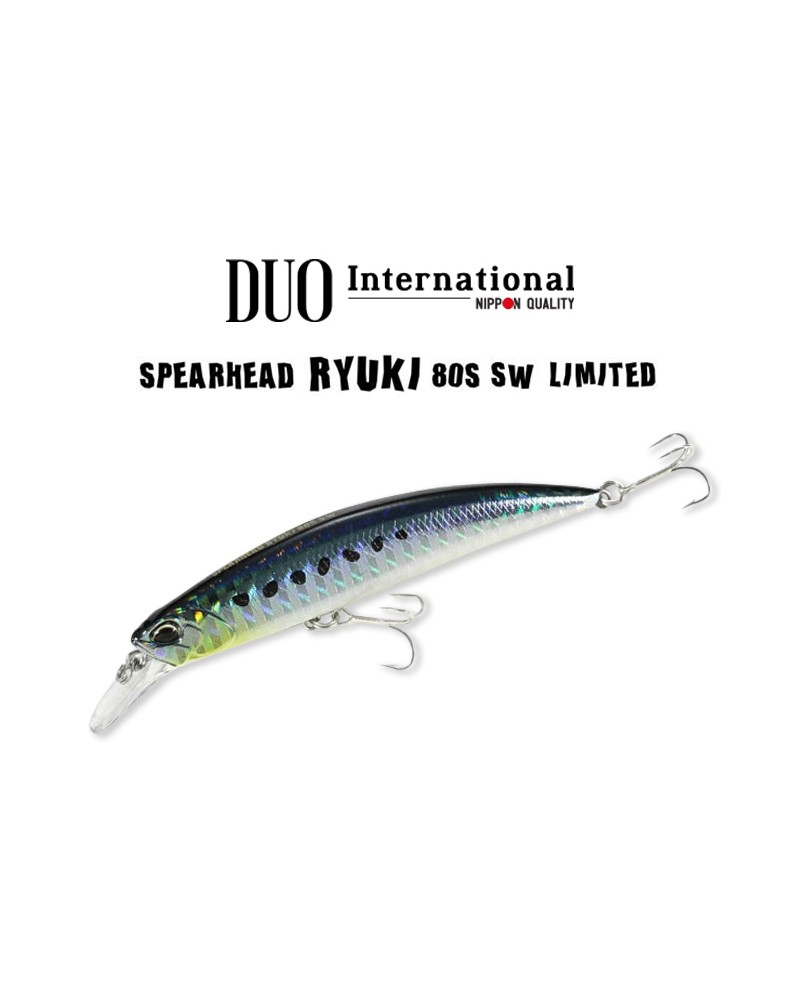 MINNOW DUO RYUKI 80 S | Si hablamos de señuelos efectivos no podemos pasar en alto este minnow de DUO. Un jerkbait duro con u...
