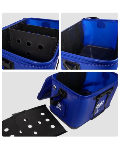 Cubo plegable Yuki competición | Cubo Vivero de EVA con Cremallera y Asas – Alta resistencia y funcionalidad para jornadas de...