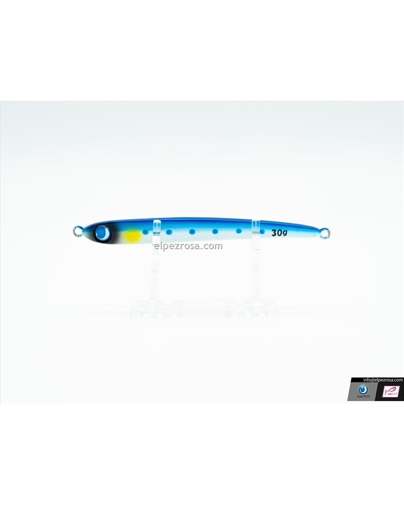 Momo Punch 30 de Jumprize | Aspecto fino y estilizado, más un movimiento lento en la caída, típico de jigs más gruesos y en f...