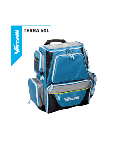 Mochila Vercelli Terra 40L | • Dos departamentos principalesseparados que se pueden unircreando un único espacio.• Compartime...