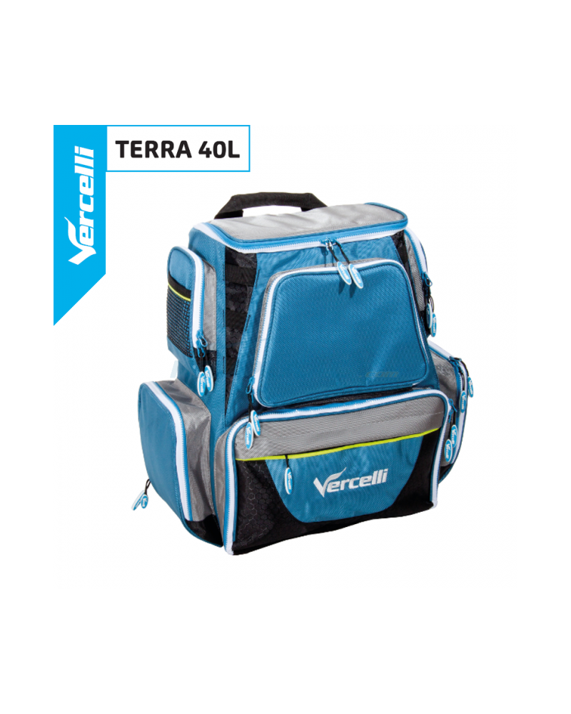 Mochila Vercelli Terra 40L | • Dos departamentos principalesseparados que se pueden unircreando un único espacio.• Compartime...