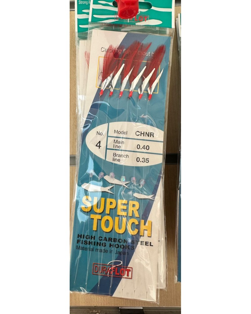 Chicharrera brillo pluma roja |