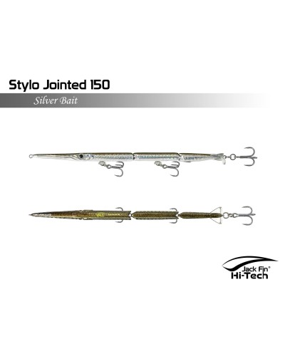 Jack Fin Stylo Jointed 150 color 09 Silver Bait