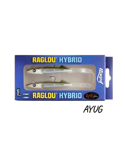 Detalle del vinilo Raglou Hybrid 120 mm 25 g de Ragot color Ayug