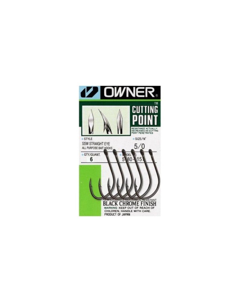 Anzuelo Owner 5180 Ojal Recto |