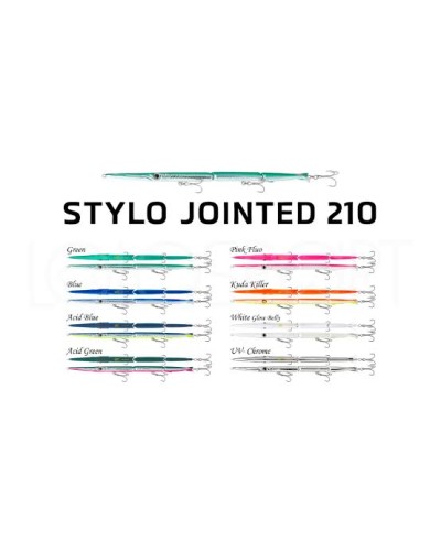 Jack Fin Stylo Jointed 210 gama de colores disponibles