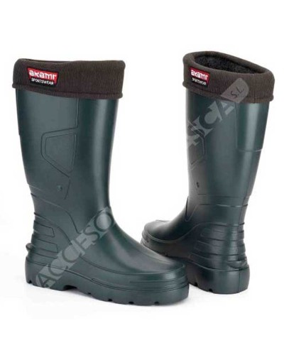 Botas Akami AKFW1 |  Características Akami Botas AKFW1   Color Negro  Altura Caña Alta  Uso Recomendado Pesca