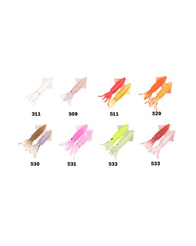 Koika 2.5 Geecraft | El señuelo Koika 2.5 de Geecrack es un pequeño calamarcito lleno de sabor y de ritmo, donde la vibración...