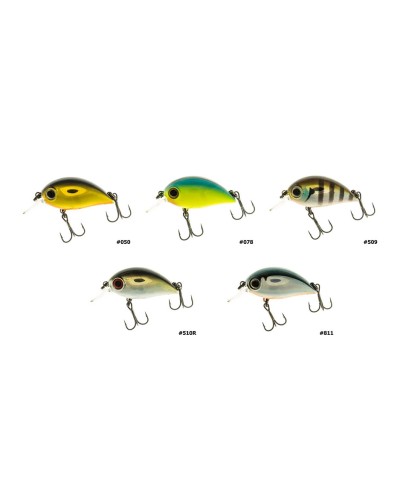 Hickory 34mm Zipbaits | Ficha técnica   Longitud 34mm  Peso 3,2gr  Versión Floating  Armado 2 Anz. Triple Nº12  Color 050, 07...