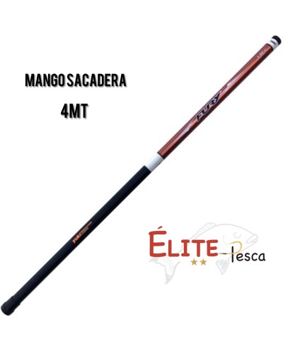 Mango Sacadera Yuki Fury 4 mtr | Mango para sacadera telescópico, rígido y resistente  Longitud Peso Tramos Longitud desmonta...