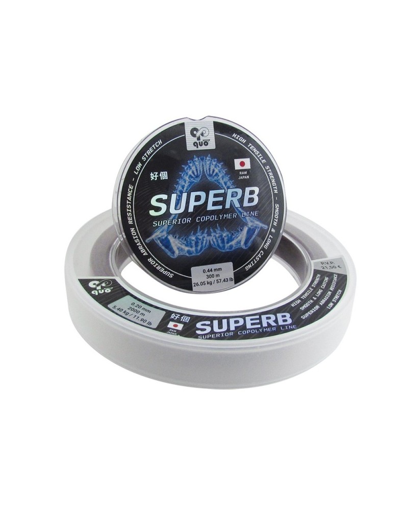Hilo monofilamento SUPERB QUO fishing |