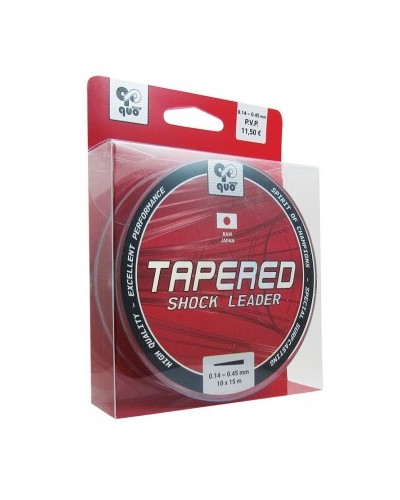 Colas de Rata Quo Tapered Shock Leader 10x15m |