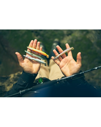 HAPPY EEL - 100 MM / 15 GR | Innovación técnica llevada al máximo nivel buscando la imitación de un Lanzón vivo. Después de m...