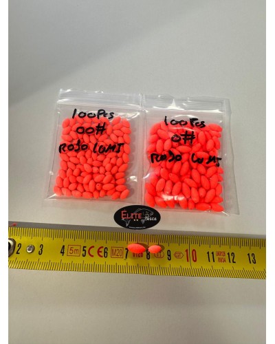 Boya flotante sin tope 100unid | Las Micro Perlas Flotantes ovaladas sin tope son un recurso indispensable para los pescadore...