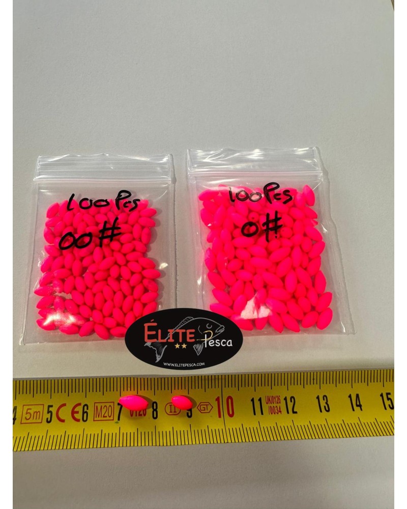 Boya flotante sin tope 100unid | Las Micro Perlas Flotantes ovaladas sin tope son un recurso indispensable para los pescadore...